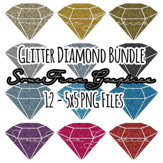 Diamonds Sublimation Clip Art Bundle