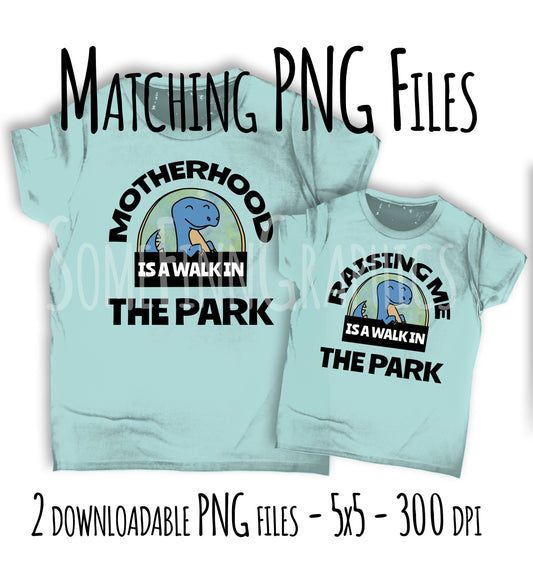Mommy and Me Dino Sublimation Graphic Bundle