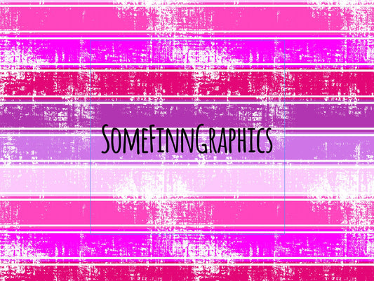 Distressed Pink Stripes