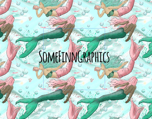 LIMITED Mermaids Seamless Design