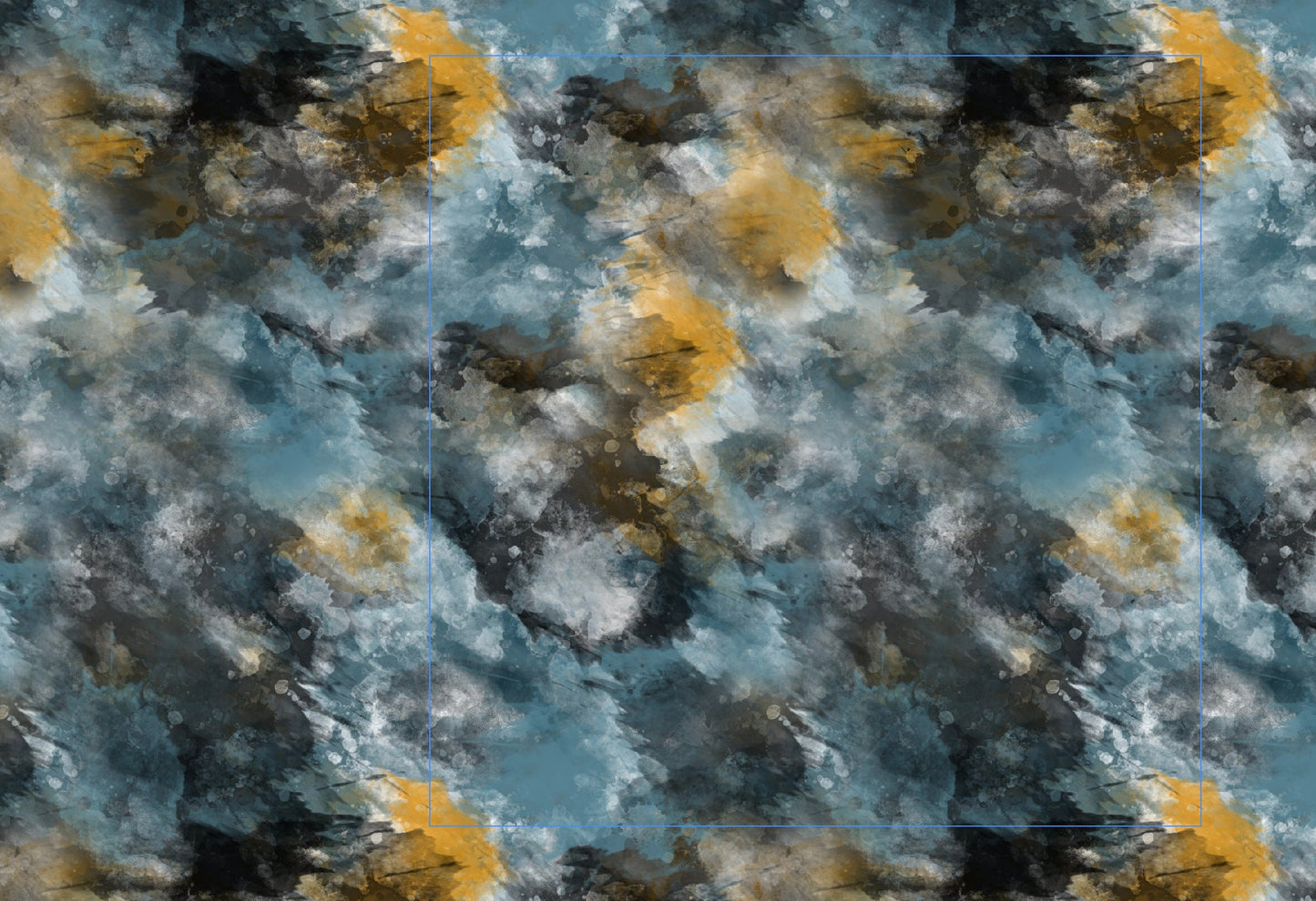 Aqua Grunge Paint Texture Seamless Design