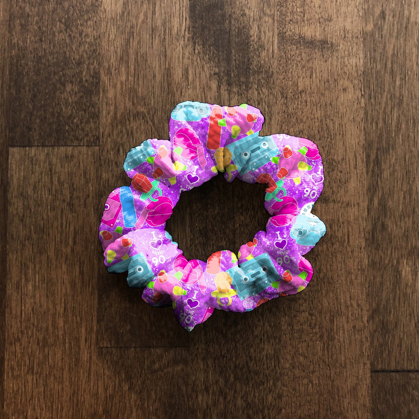 Realistic Skinny Scrunchie Mock Up