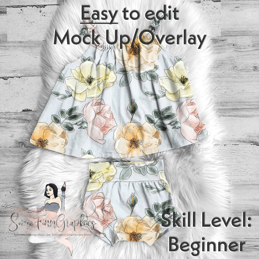 Realistic Cute Outfit Mock Up