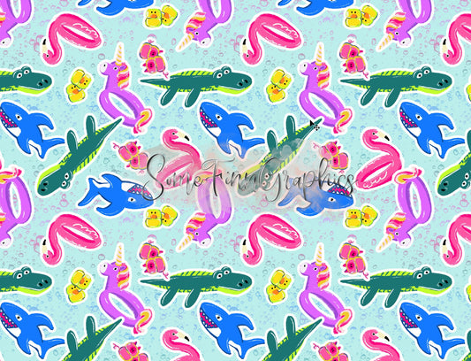 LIMITED Pool Floaties Seamless Design