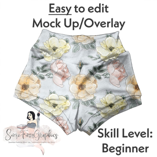Shorts Realistic Mock-Up