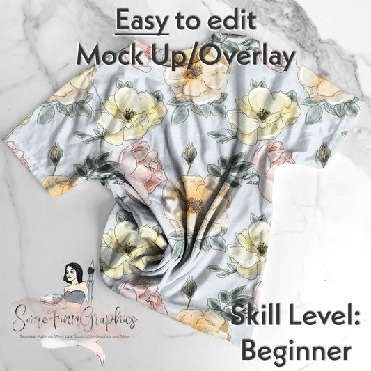 Realistic T-Shirt Mock Up