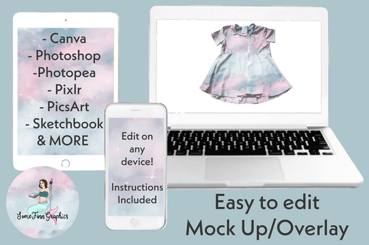 Realistic Shirt Dress Mock Up