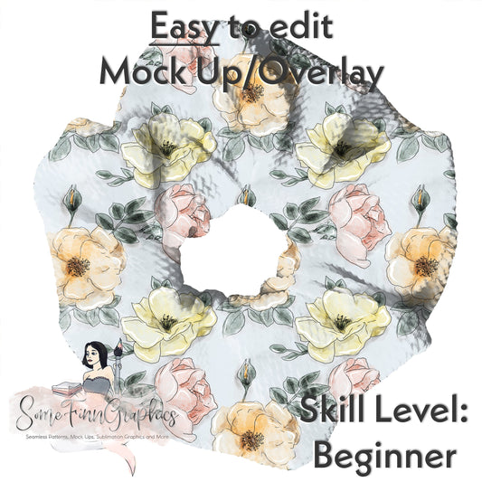 Realistic Scrunchie Mock Up