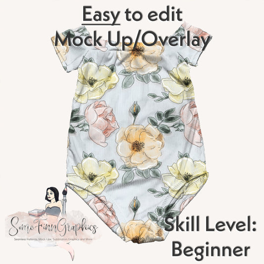 Realistic Off Shoulder Leo Mock Up