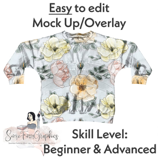 Realistic Rainbow Dolman Mock Up