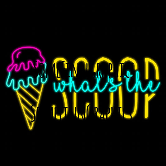 Ice Cream Sublimation Graphic