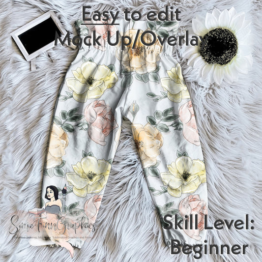 Realistic Pantaloon Pants Mock Up
