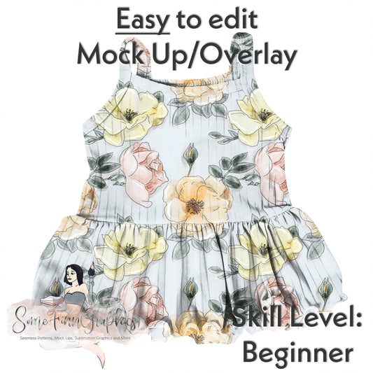 Realistic Peplum Mock Up