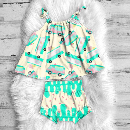 Ice Cream Truck Seamless Bundle