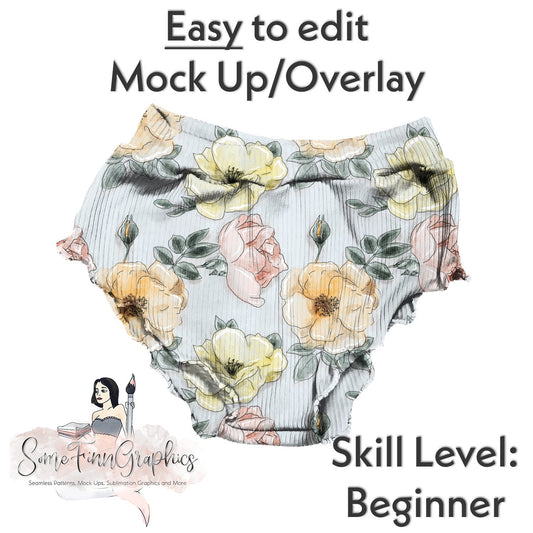 Realistic Summer Pj Shorts Mock Up