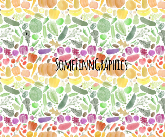 Fruit and Veggies Seamless