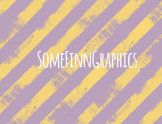 Distressed Yellow and Purple Stripes