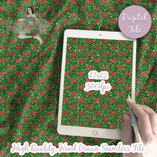 Christmas Bows Seamless