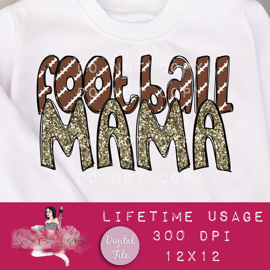 Football Mama Sublimation Graphic