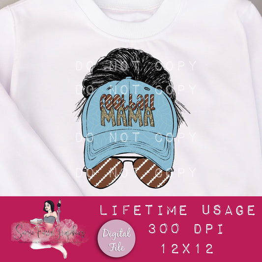 Football Mama Sublimation Graphic
