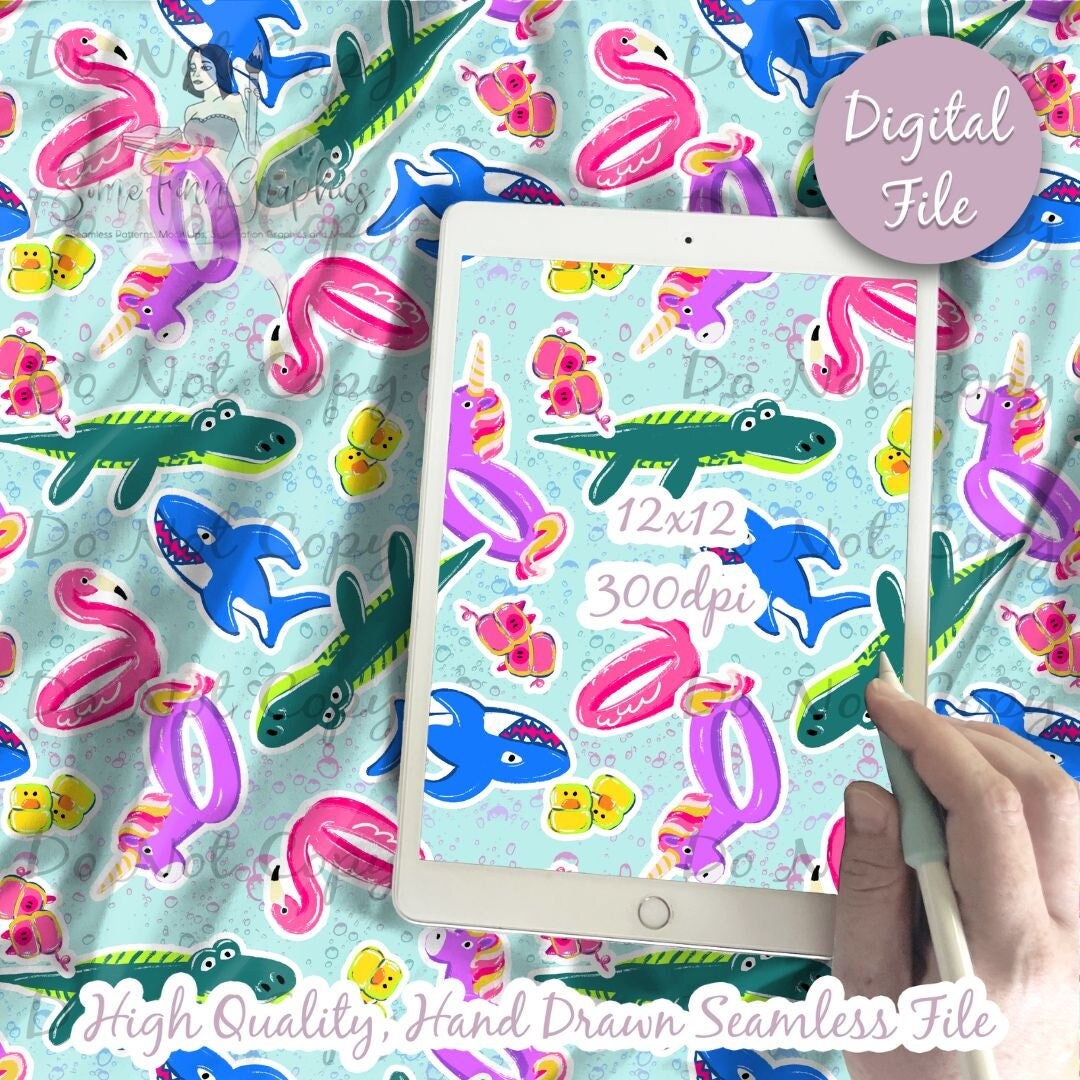 LIMITED Pool Floaties Seamless Design