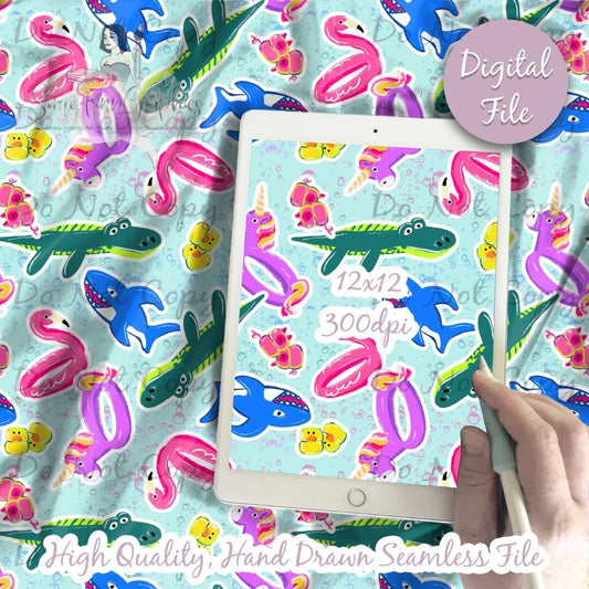 LIMITED Pool Floaties Seamless Design