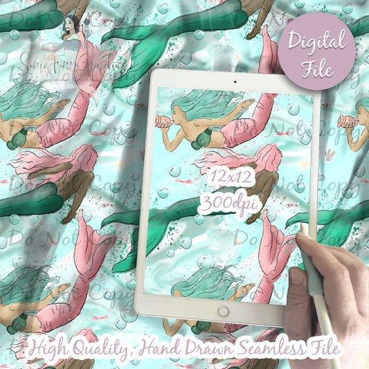 LIMITED Mermaids Seamless Design