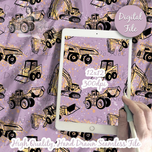 Construction Vehicle Seamless