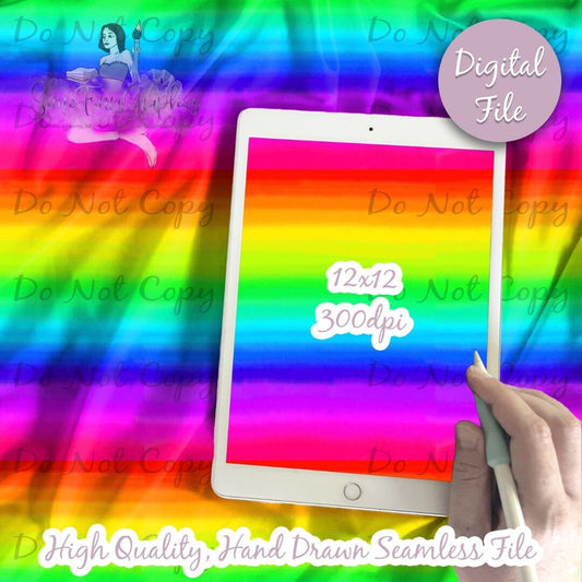 Rainbow watercolor Stripes
