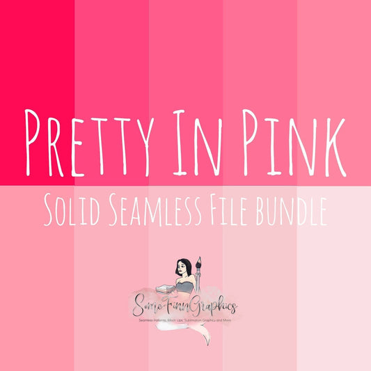 10 Pretty In Pink Solid Seamless Files Bundle
