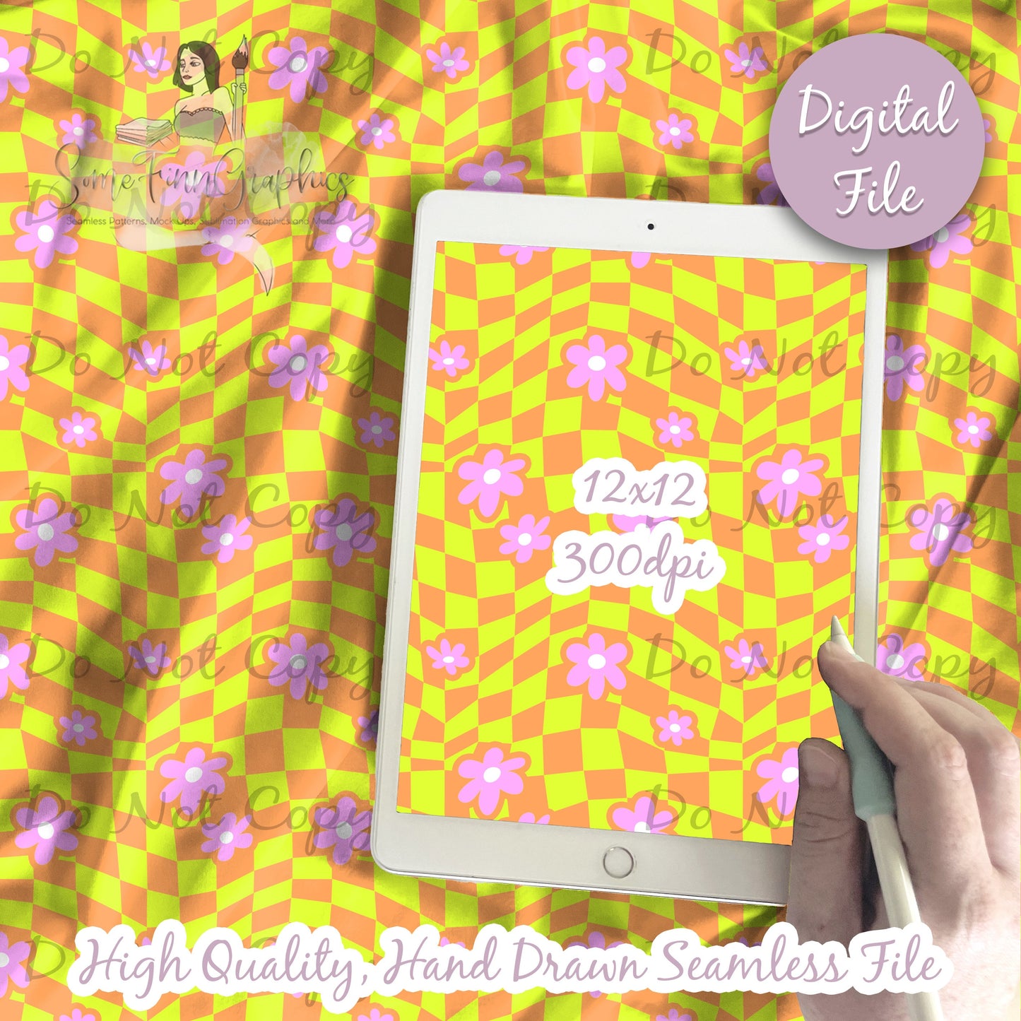 Trippy Daisy Floral